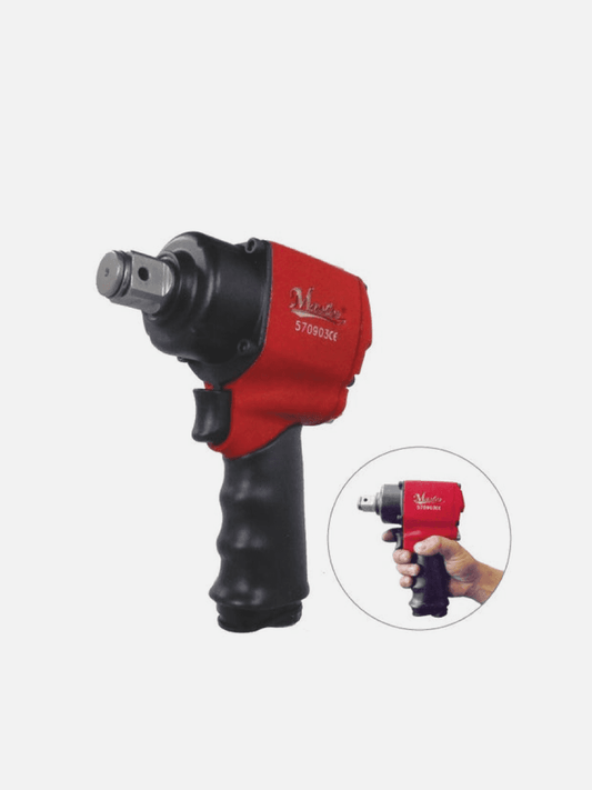 Drehmomentstarker 3/4" Mini Twin Hammer Druckluft-Schlagschrauber mit schneller Geschwindigkeit, max.  1100 Ft/lb Drehmoment, 9000 U/min, 7,1 CFM – Druckluft-Schlagschrauber mit geringem Luftverbrauch