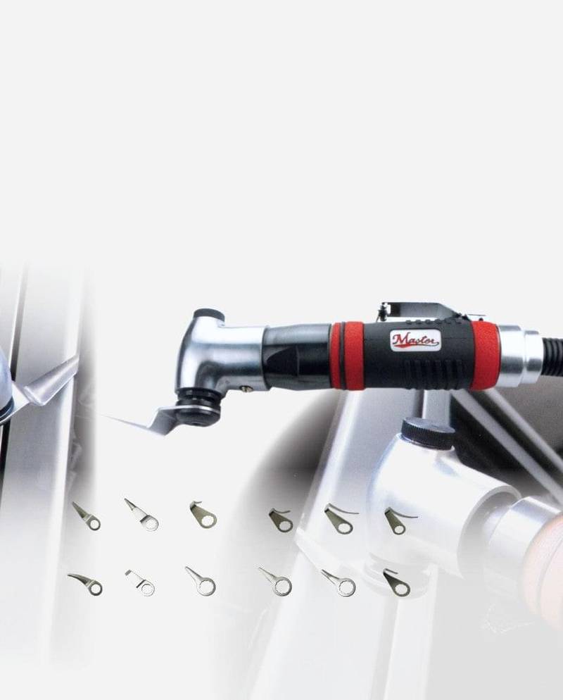 Master Palm 18489 Industrial Pneumatic Windshield Removal Tool Set with 12 Blades for Truck, Bus, Car and Vehicles - 18489 - USD $352.5 - Master Palm Pneumatic